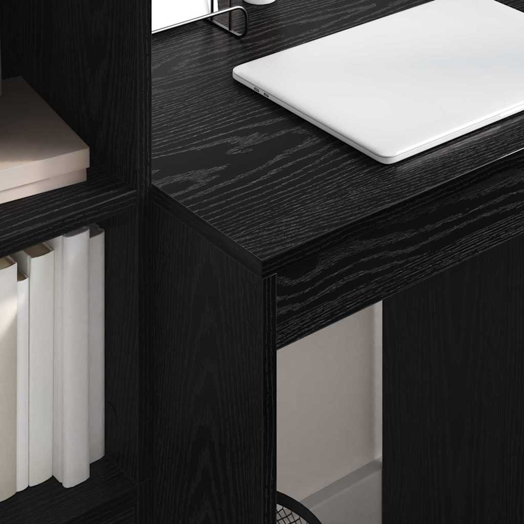 Desk Black Oak Look 60 x 50 x 76 cm