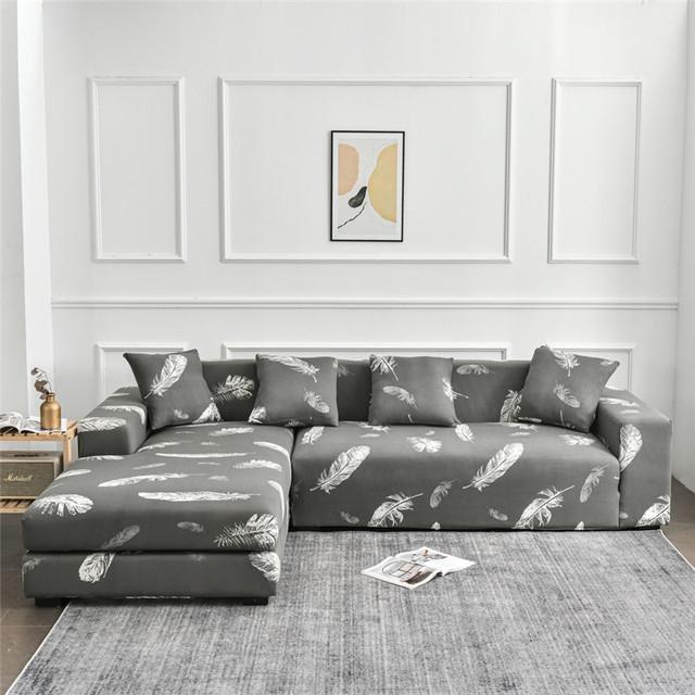 Elastic Slipcover Sofa Cover For Living Room All -Inclusive Slip -Resistant Sectional Corner Couch Cover Sofa Towel 1 2 3 4 -Seater for Home