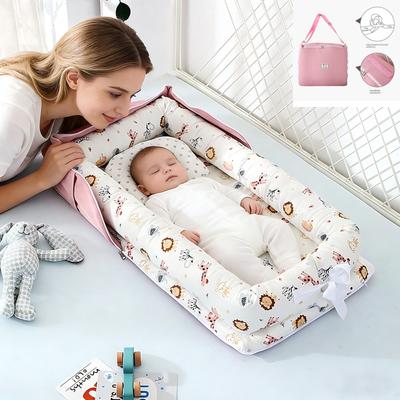 Portable Bed-in-bed Baby Crib Foldable Newborn Bed Removable Bionic Anti-pressure Bb Bed-in-bed