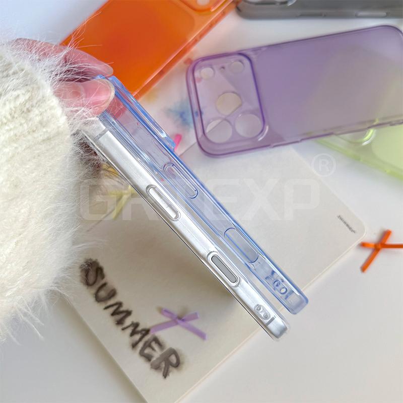 Custodia Ultra Sottile Trasparente in Silicone per iPhone 17 Pro 17 Air 17 pro Max 17Plus Ultra Sottile Opaca in TPU Morbida Cover Trasparente