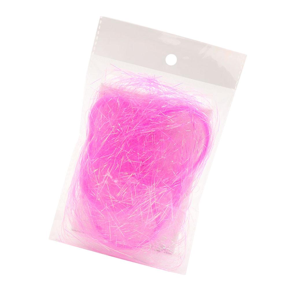 

8g/Bag Metallic Iridescent Foil Tinsel Angel Hair Shreds Gift Wrap Box Easter Basket Filler Wedding Party Gift Wrap DIY Supplies світло-рожевий колір
