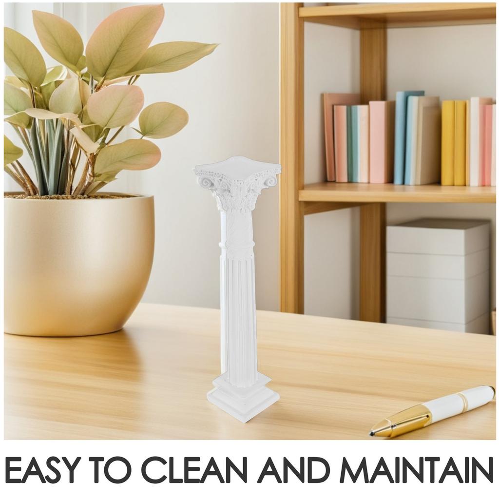 European Roman Column Decorative Pillar Statue Mini Ornament Wedding Photo Shoot Photography Prop Home Desktop Decor