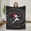 Warm Soft Blanket Decorative Hollow Knight Silksong Bedding Throws  Flannel Bedspread For Couch Chair Funny Sofa Bed Cover