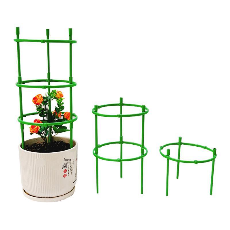 Plastic Plant Flower Stand Support Ring and Rod for Indoor/Balcony Climbing Plants