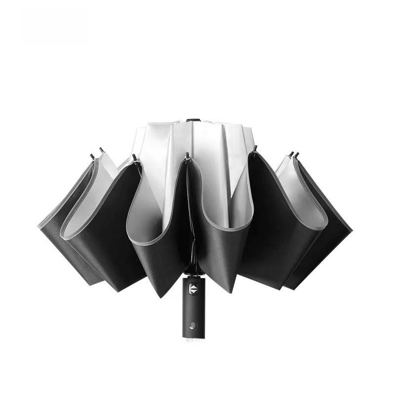 Automatic Adjustable LED Umbrella Anti-Uv Super Large Outdoor Car Rain Umbrella Business Sunny And Rainy Umbrella Wholesale