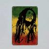 Vintage Reggae Rasta Metal Wall Art Outdoor Metal Poster Sign