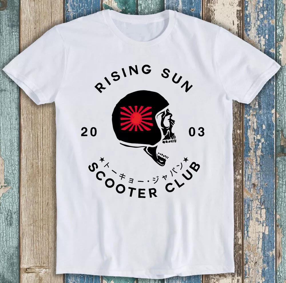 

Rising Sun Scooter Club Tokyo Best Seller Meme Funny Tee T Shirt M1456 M