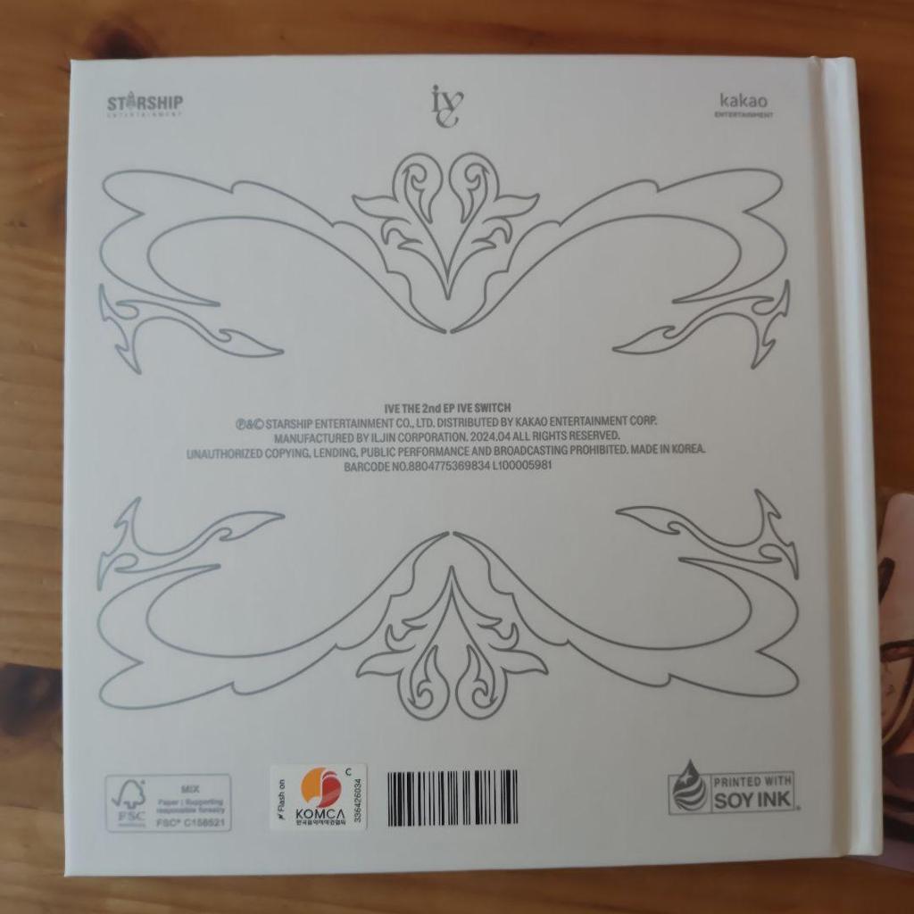 [USED] Ive Wonyoung Trading Card Swich Album