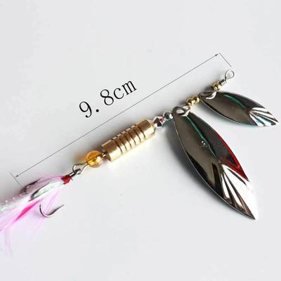 FLYSAND Noise Sequins Spinner Baits Metal Fishing Lure Spoons Paillette Artificial Lures