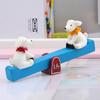 Decor Garden Resin Cartoon Puppy Seesaw Ornament For Kids Home And Gifts Use