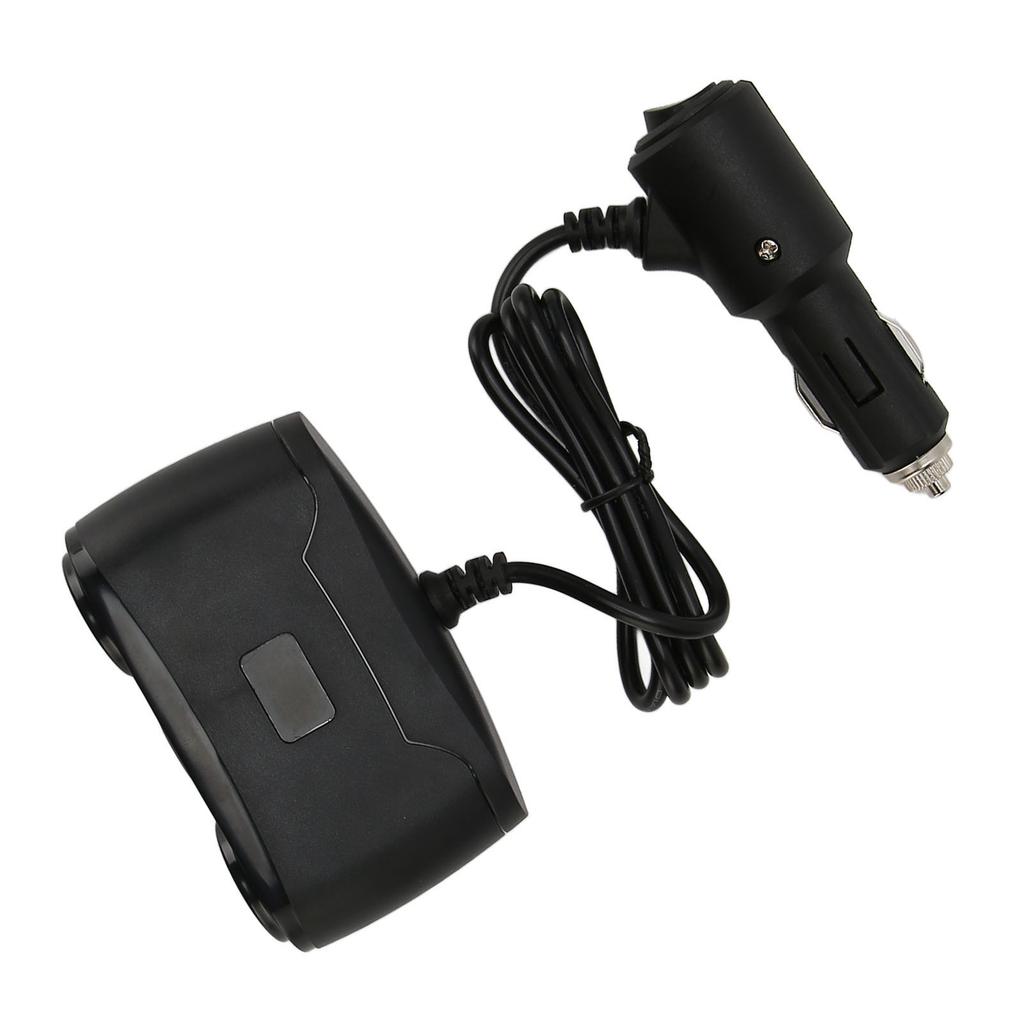 Car Cigarette Lighter 120W Multifunctional Dual USB Ports Charger Adapter for Mobile Devices