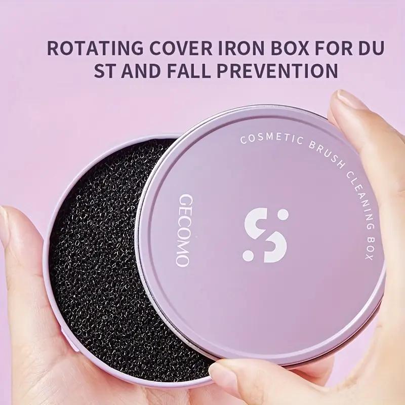 Brush Makeup Cleaner Color Removal Cleaner Sponge Quickly Easily Clean Makeup Brushes Powder Without Water Chemical Solutions