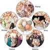 Vintage Latex Balloon Wreath Arch Set Birthday Wedding Party Decorative Balloon