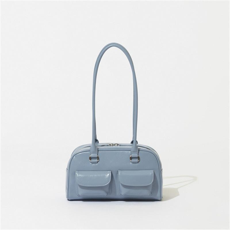 

Женская модная сумка из кожи, сумка через плечо, сумка через плечо для поездок на работу синий