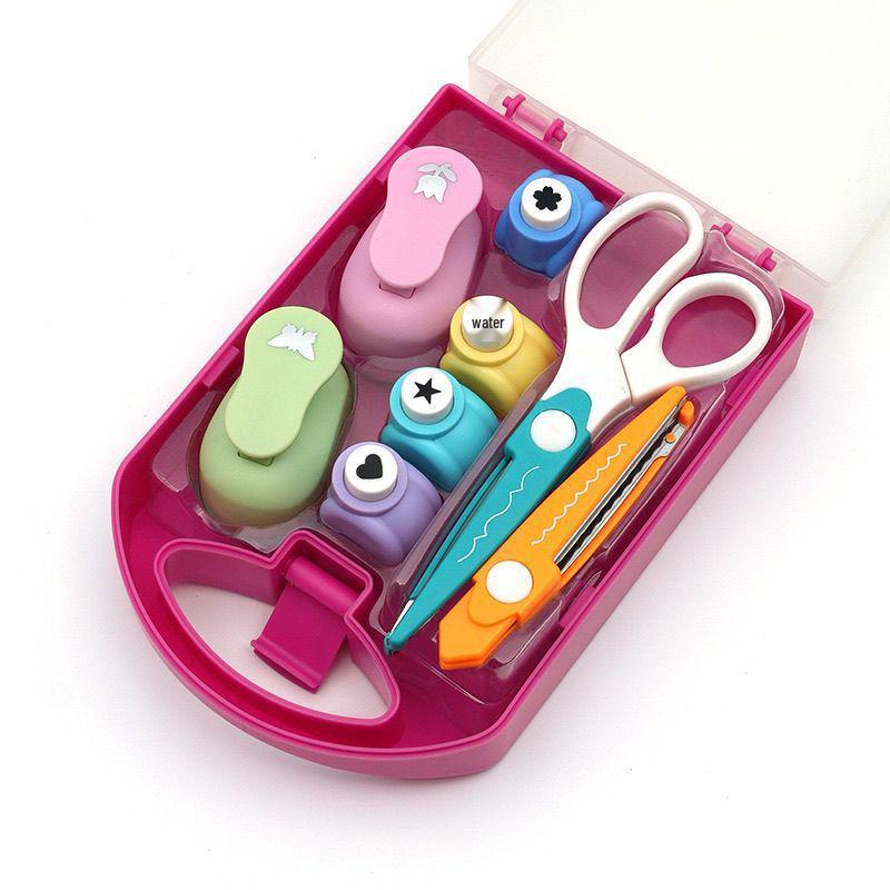 Lace Scissors & Embossing Tool Set for Kids DIY and Student Projects