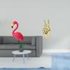 Flamingo Fairy Garden Stake Sculpture And Hand Gesture Desk Statue Creative Home Ornament for Spring
