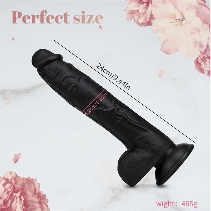 Manual Super Soft Liquid Silicone Dildo Female Products Masturbation Device Sex Toys Simulation Dildo