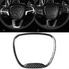 Steering Wheel Trim Cover, Carbon Fiber Central Steering Wheel Cover, Automotive Exterior for Challenger 2015 2021 for Dodge