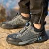 Neue Mode Herren Sicherheitsarbeitsschuhe Bequeme unzerstörbare Stiefel Sneakers Anti-Punktion Herrenschuhe