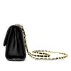 Fashionable, Fresh and Sweet One-shoulder Leather Tilted Straddle Women's Bag Head Layer Leather Summer Chain Small Square Bag