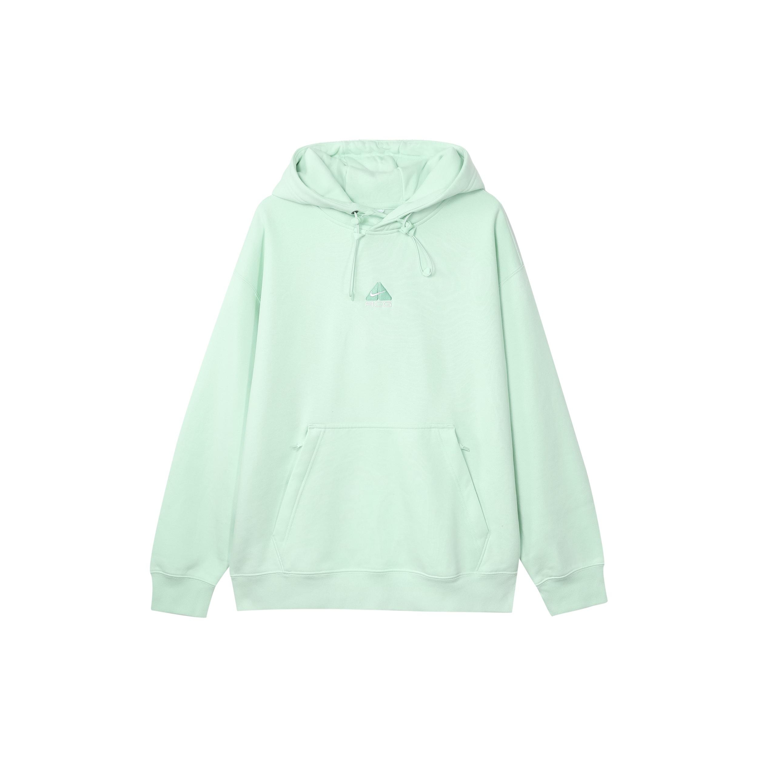 Nike ACG front logo fleece hoodie Mint Men s DH3088-379 M