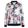 Stylish Women's Casual Floral Long Sleeve Baseball Jacket Coat For Everyday Wear
