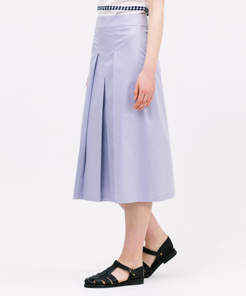 Jun By Jun K Three-Tuck A-Line Skirt_Lavender