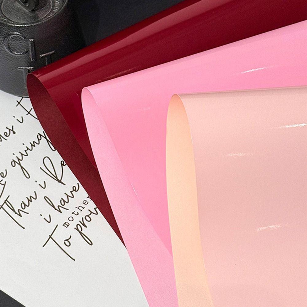 Borsa da Wrapping per Fiori Rosa Fai da Te Impermeabile 43*48cm Confezionamento Bouquet Carta da Wrapping per Mazzi di Fiori