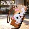 Cute Zipper Crossbody Case for Xiaomi Redmi K70 K60 Pro 15A 11A 10 Prime Note 13 12 11 10T with Card Slots Wrist Strap Lanyard