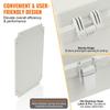 Outdoor Electrical Junction Box, 11.81 x 7.87 x 7.08 in, ABS Plastic Electrical Enclosure Box with Hinged Cover Stainless Steel Latch, IP67 Dustproof