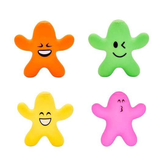 Cartoon Expression Man Squeeze Toy Stress Relief Flour Man Sensory Toy Soft Stretch Anxiety Relieving Toy Party Favors