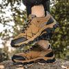 Neue Outdoor Herrenschuhe Outdoor Bergsteigen Wandern Rutschfeste Schuhe Herren Flusswanderschuhe Frühling Herbst Leder Sneaker