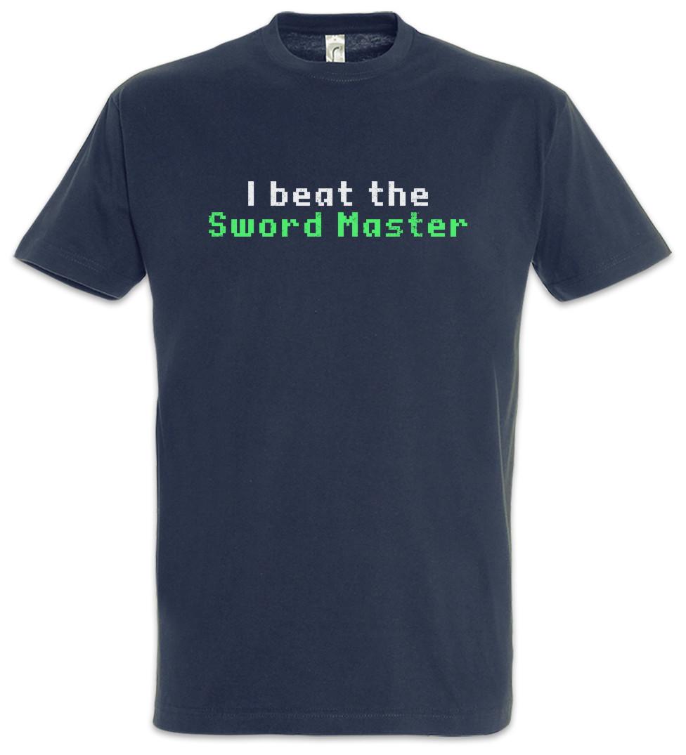 I Beat The Sword Master T-Shirt The Secret fun Game of Monkey Gamer Pc Island S