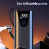 120W Car Air Pump 12V Portable Wireless Air Compressor With LCD Digital Display Auto Tire Inflator Pump Electric Tire Inflator