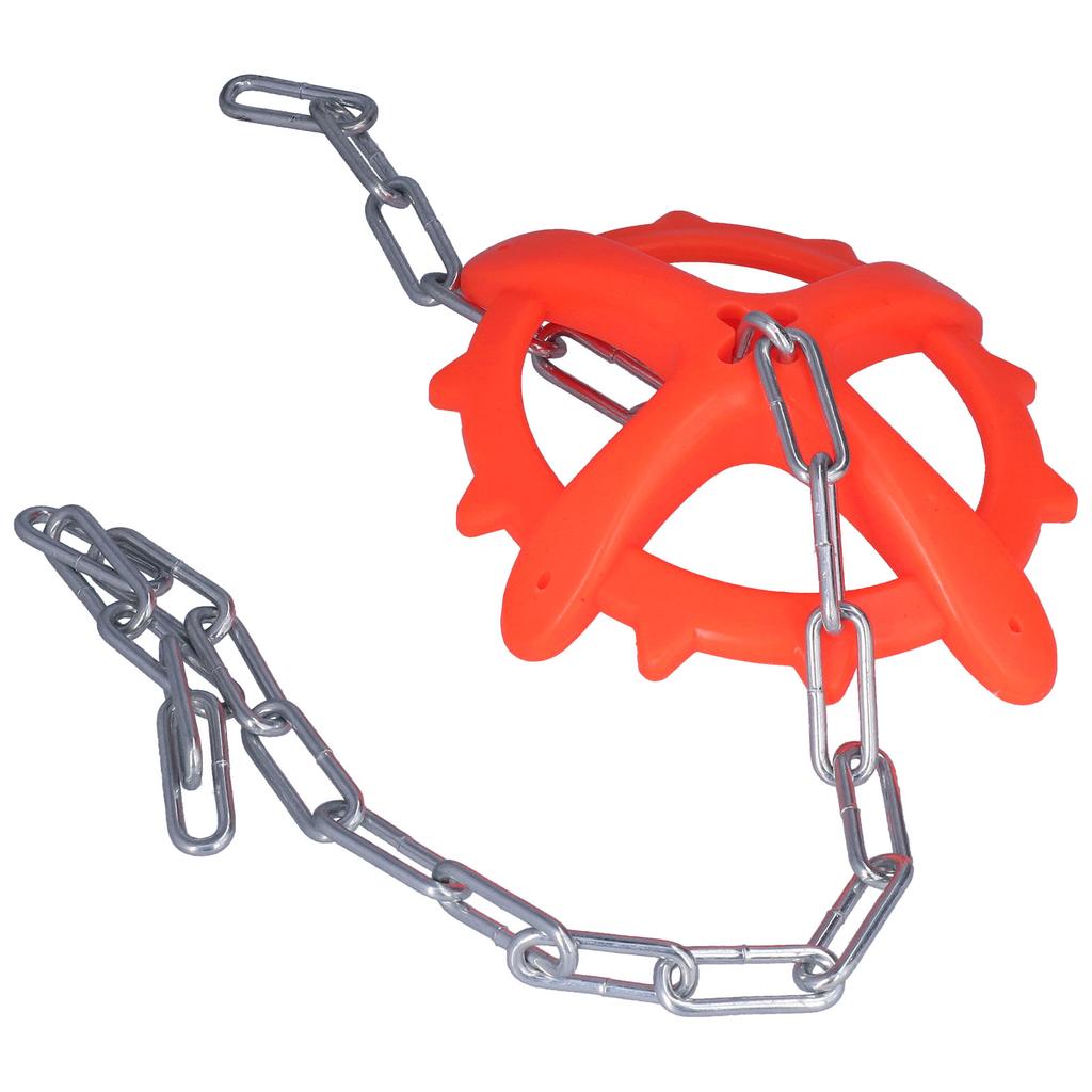 Piglet Chain Iron Veterinary Bait Anti Rust Adjustable Pig Biting Plastic Toy for Farm