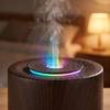 00ML Wood Grain Humidifier Remote 7 Color Light Purifier