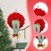 Elf Leg Christmas Tree Decoration Wreath Pendant Front Door Xmas Hanging Ornament Wall Decor for