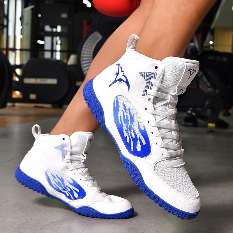 Wrestling shoes, fighting training, boxing shoes, professional fitness sports, Sanda martial arts shoes, breathable and wear-resistant shoes
