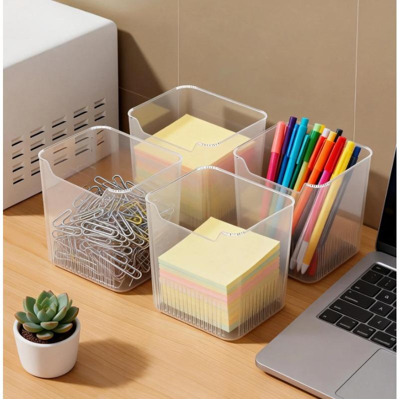 4 Stück durchsichtige Kühlschrank-Aufbewahrungsboxen - Lebensmittelechter Küchenorganizer für Obst, Gemüse, Knoblauch & Ingwer, Hält länger frisch