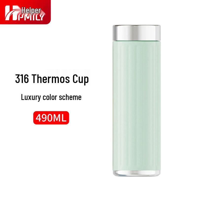 HPMILY 316 Stainless Steel Insulated Tea Infuser Bottle 490ML