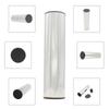 Professional Stainless Steel Cylinder Sand Shaker Rhythm Musical Instruments Metal Hand Percussion