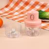 Mini Electric Garlic Chopper Meat Grinder Garlic Masher Machine Sturdy Durable Crushed Ginger Vegetable Crusher Baby Food Maker