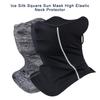 Reflective Nigh Riding Half Face Mask Summer Ice Silk Sunscreen Dust-proof Neck Collar Scarf Sports Bandana Men Women