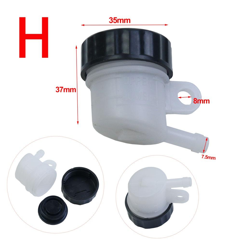 Universal Motorcycle Lever Brake Oil Tank Foot Brake Master Cylinder Oil Cup Fluid Bottle Reservoir Dirt Bike Scooter Pitbike