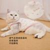 Breathable Floral Cat Vest Lightweight Cotton Pet Clothing Ragdoll British Shorthair Blue XS To 2XL