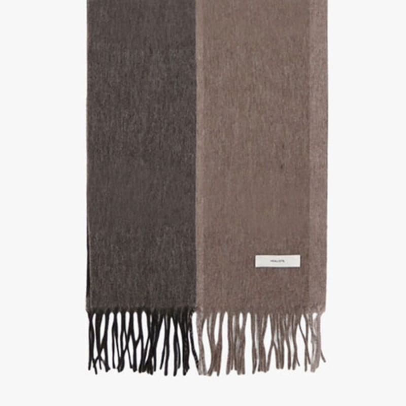 Healiote HEAL HALF-CHECK MUFFLER_BROWN