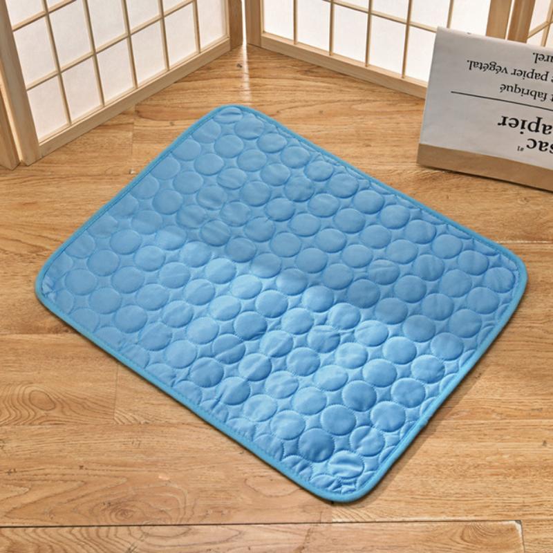 Cat Dog Cool Bed Mats Summer Cooling Mat for Cats Dogs Breathable Pet Ice Pad Washable Kitten Sofa Cushion Cat Dog Accessories