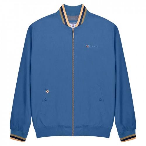 LAMBRETTA Herrenjacke mit dreifachem Streifenmuster und Monkey-Print