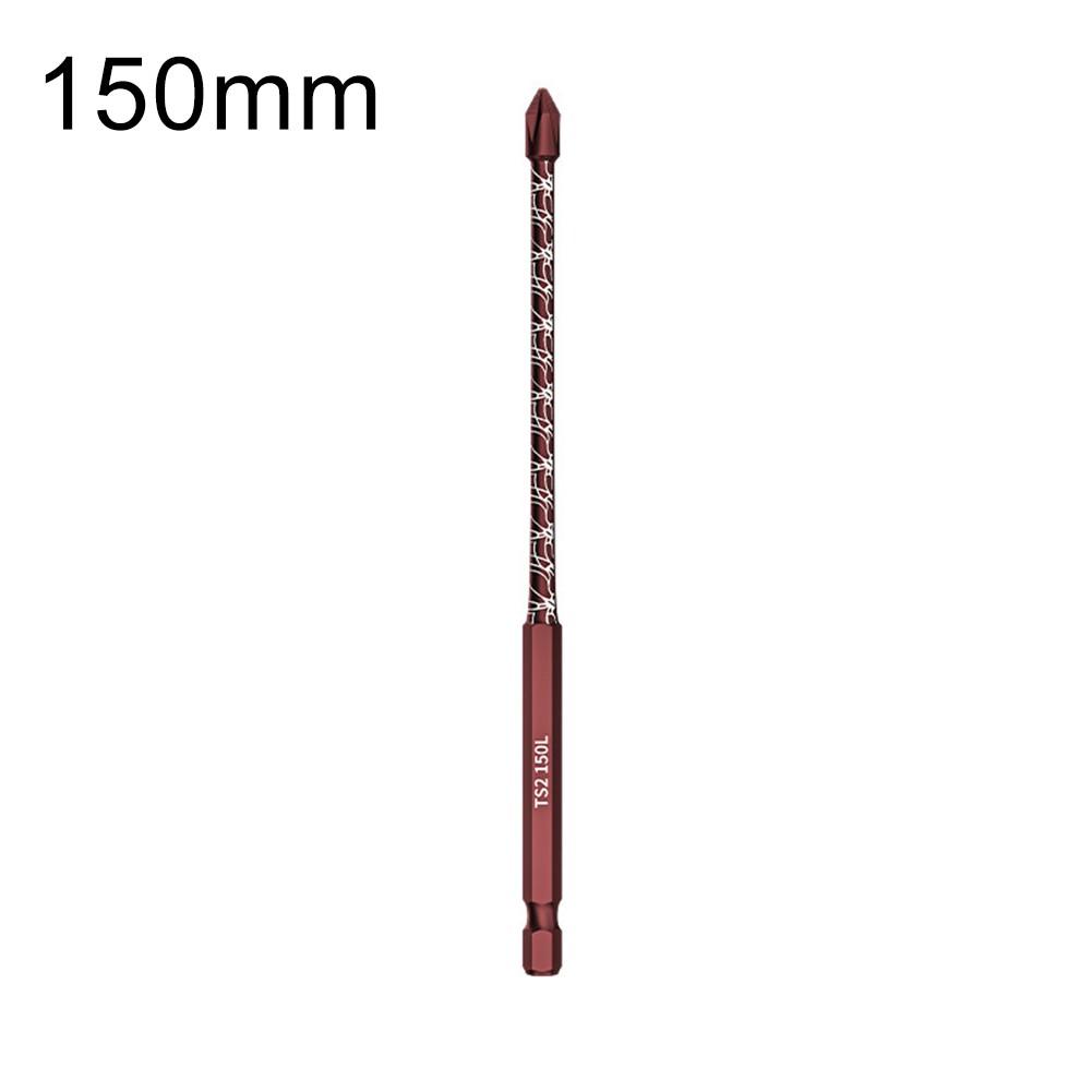 15pcs Long Alloy Steel Cross Magnetic Drill Bits Set for Strong Screws