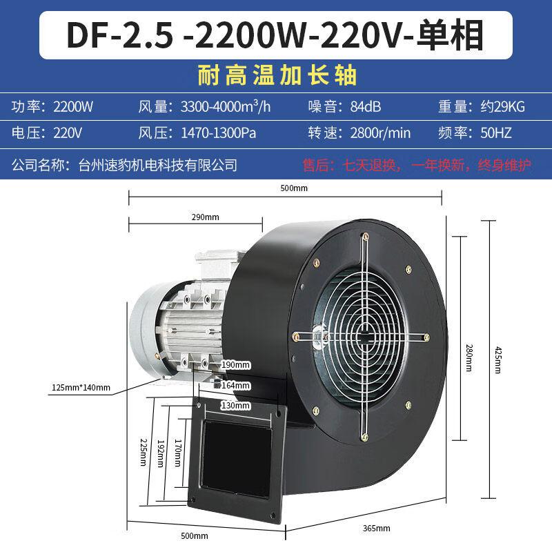 Yunduo High-Temperature Centrifugal Fan
